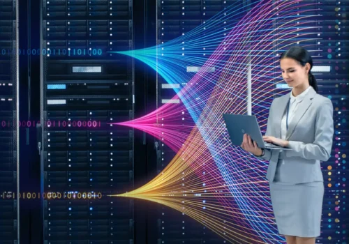 AI-powered dashboard analyzing enterprise knowledge data